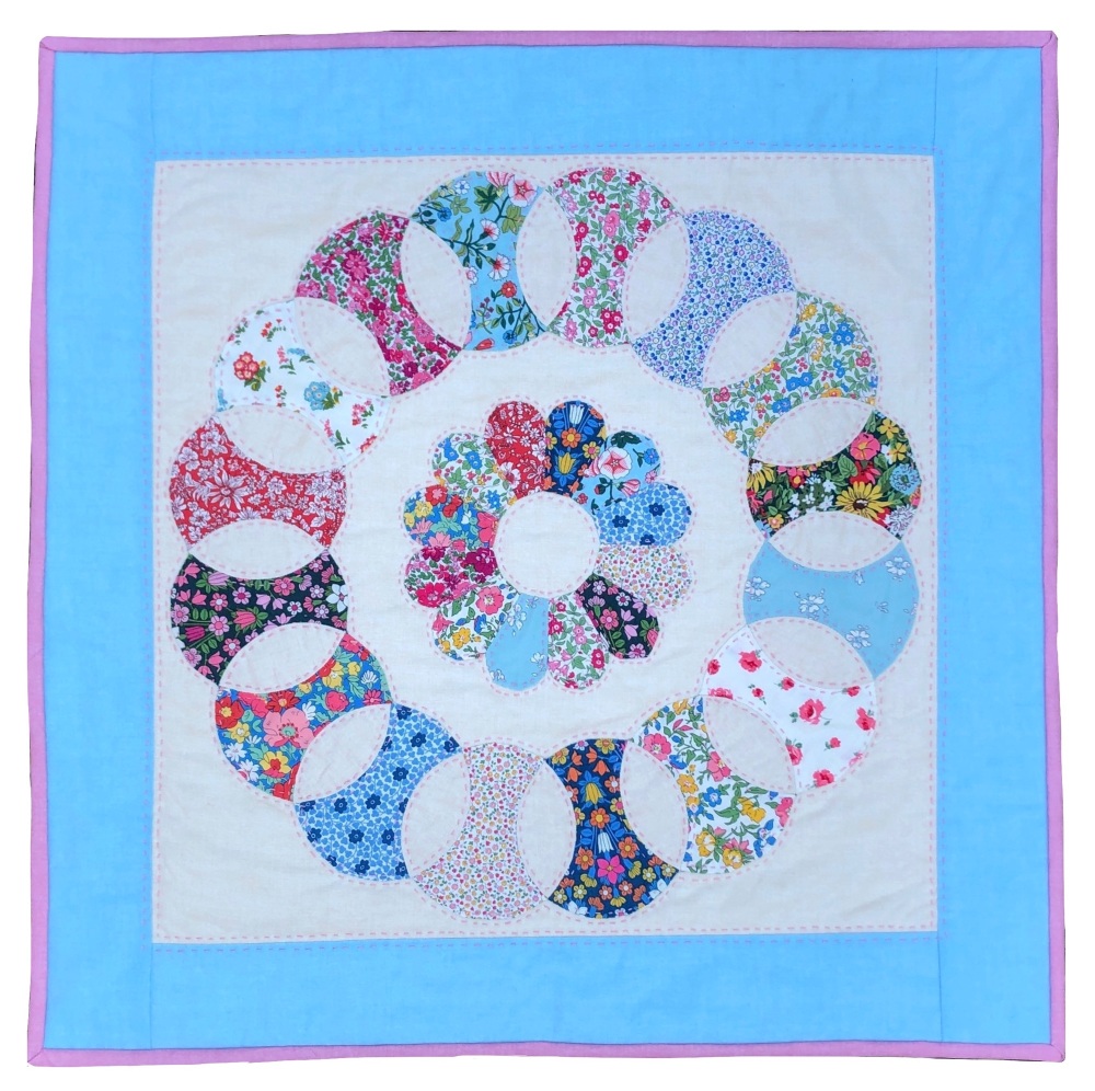 Summer Bloom Wall Hanging Kit in Liberty - English Paper-Piecing kit