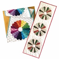<!-- 002 -->Long Dresden Plate Table Runner Pattern & Papers