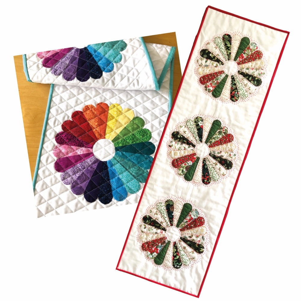 Dresden Plate (Long ) Paper Pieces - 60 Pre-cut Papers for English Paper-piecing