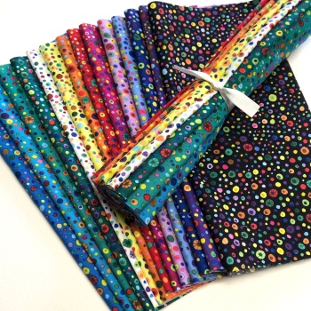 Glass Beads Fabric Roll - 10" Squares - 14pcs