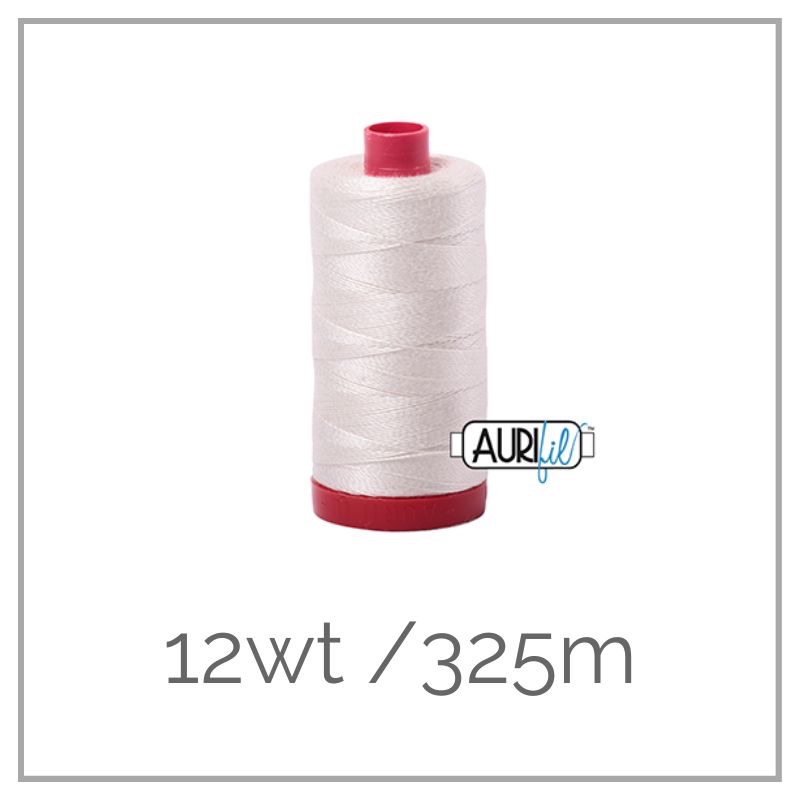 Aurifil 12wt 325m Reels
