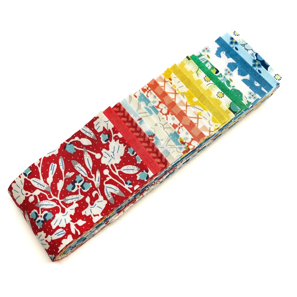 <!-- 001 -->Quilter's Pre-cut 20pc Fabric Strip Set in Sweet Ride