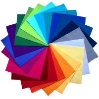 <!-- 001 -->Quilter's Pre-cut 42pc Charm Pack in Spectrum Solids