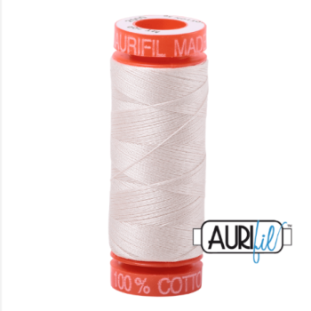 Aurifil Mako 50 Cotton / 200m - Light Sand - 2000