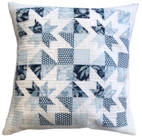 <!-- 001 -->Exploding Star Cushion Kit in Blue Escape - Finished size 24