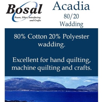 Bosal Acadia Autumn Wadding - 80/20 - 4oz weight - 96" wide