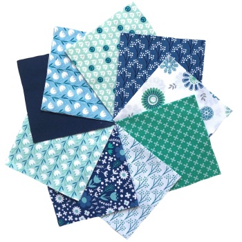 Quilter's Pre-cut 42pc Charm Pack in Windsong Meadows