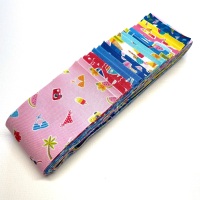 Quilter's Pre-cut 20pc Fabric Strip Set in Pool Party