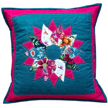 Wreath Cushion Pattern - Includes pre-cut papers