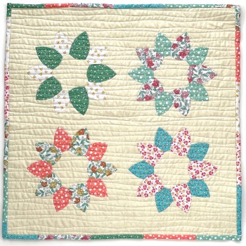 Lotus Flower Wall Hanging kit in Ditsy Florals