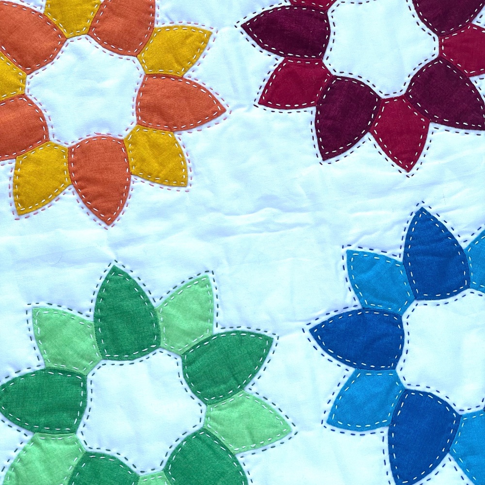 Lotus Flower Wall Hanging kit in Rainbow