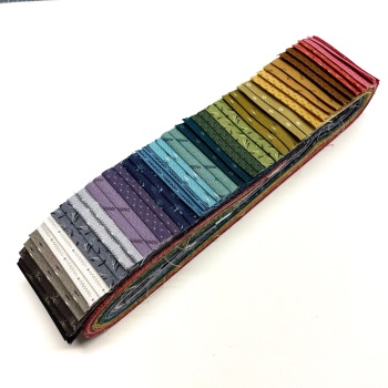 Quilter's Pre-cut 48pc Fabric Strip Set in Jewel Box