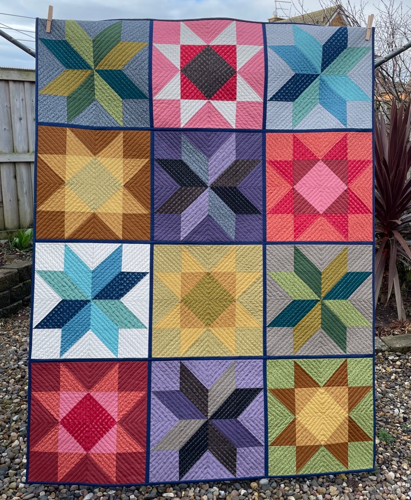 Jewel Stars Quilt Pattern