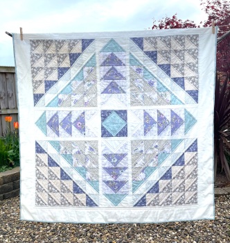 Birds of a Feather Quilt kit in Abloom