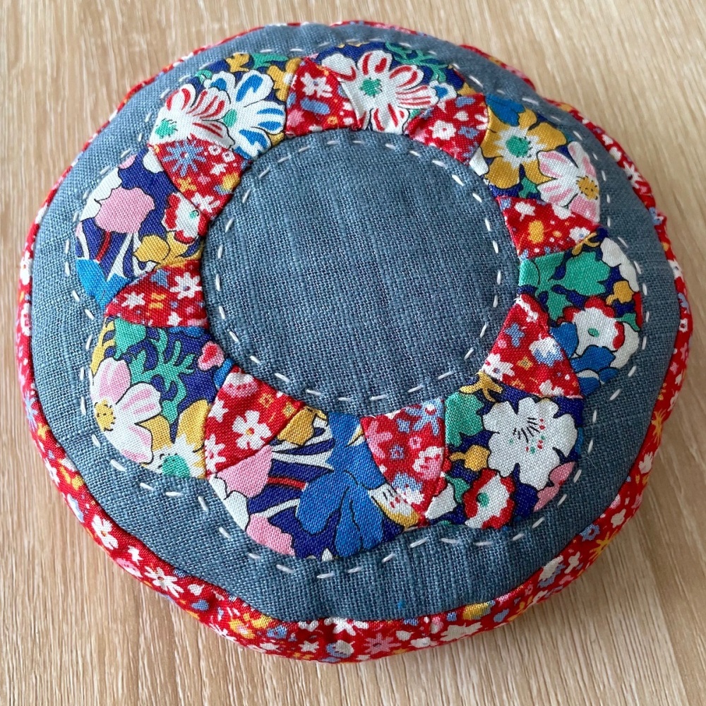 EPP Pincushion Kit in Liberty Florals - Patchwork Pincushion Kit