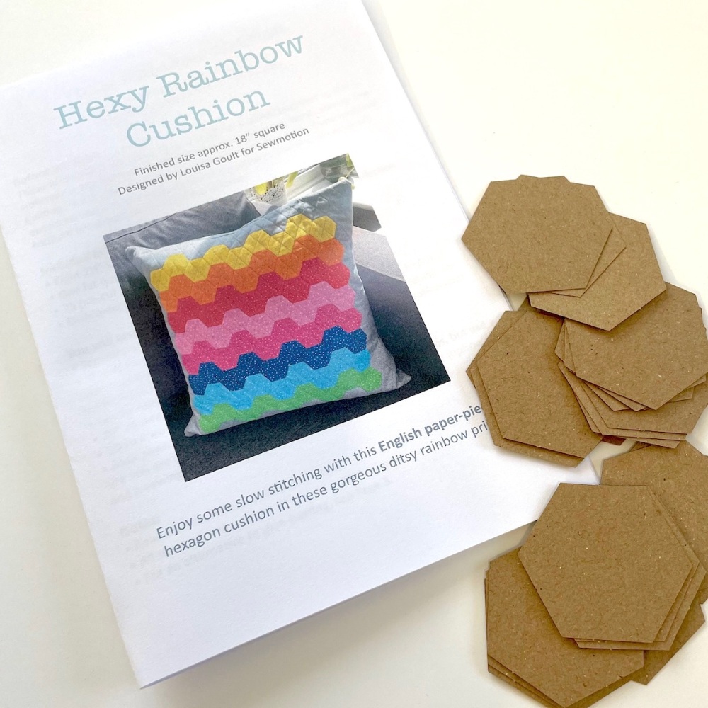 Hexy Cushion Pattern - Includes pre-cut papers