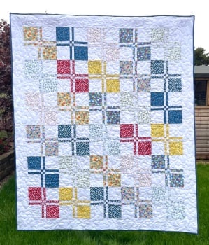 Square Dance Quilt Kit in Flowerhouse