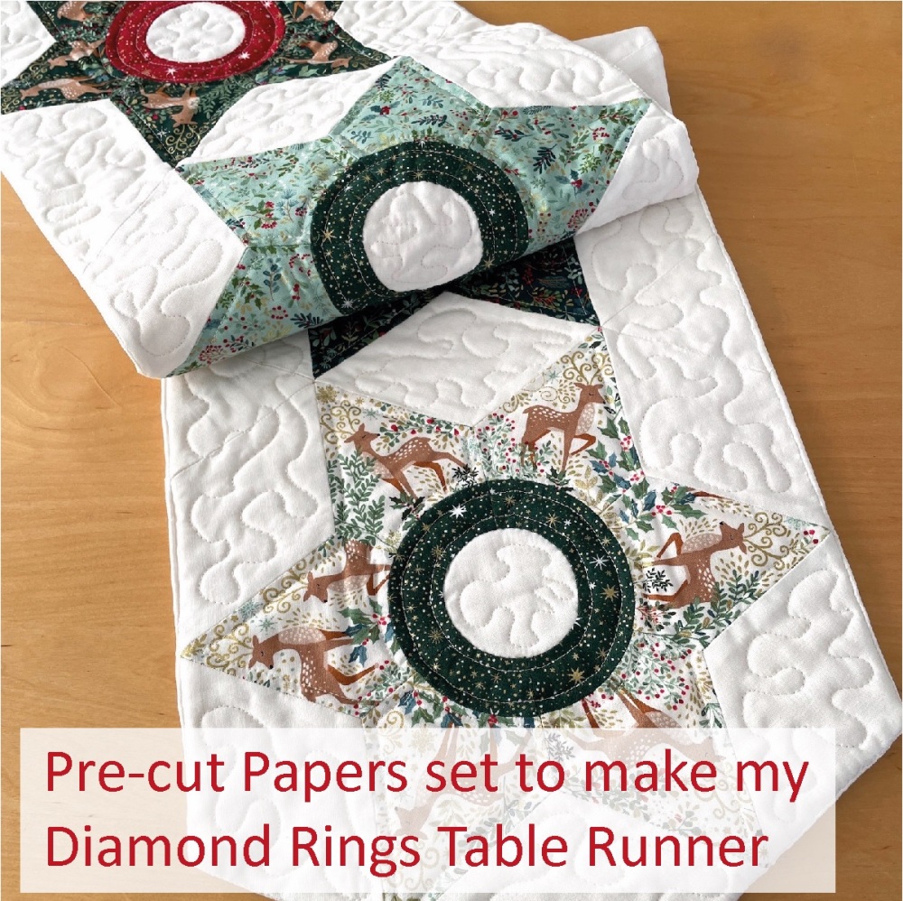 <!-- 002 -->Pre-cut Papers for my Diamond Rings Table Runner (108pcs)