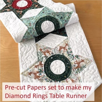 Pre-cut Papers for my Diamond Rings Table Runner (108pcs)