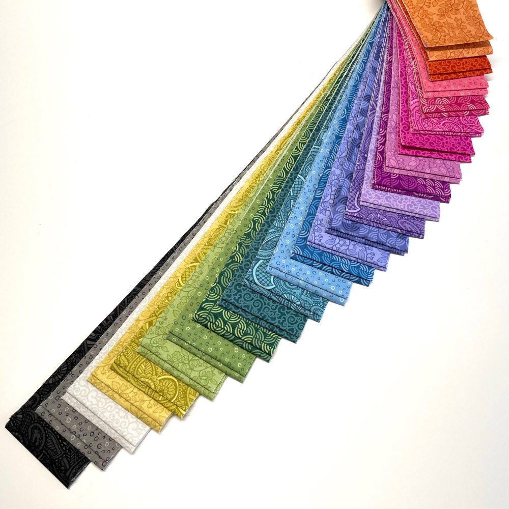 Quilter's Pre-cut 48pc Fabric Strip Set in Country Fresh