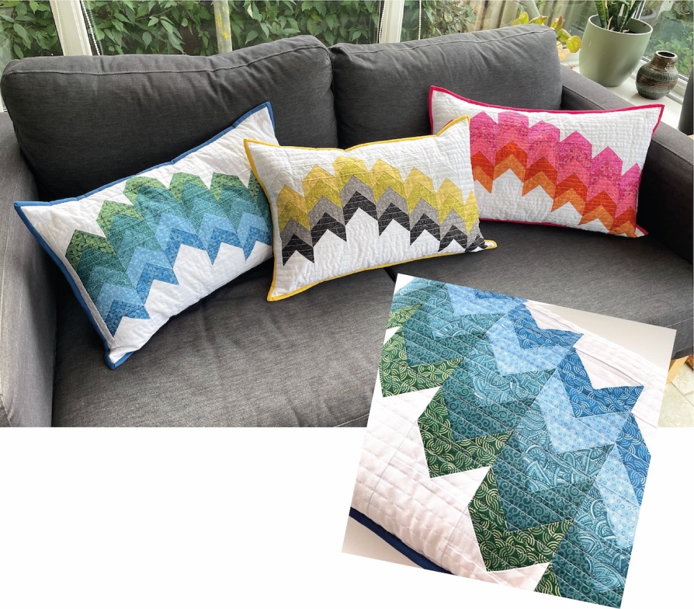 <!-- 001 -->Falling Peaks Cushion Pattern