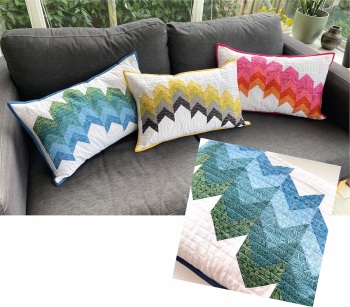 Falling Peaks Cushion Pattern