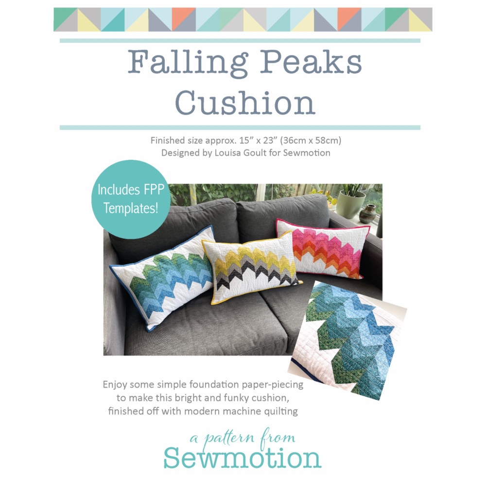 Falling Peaks Cushion Pattern