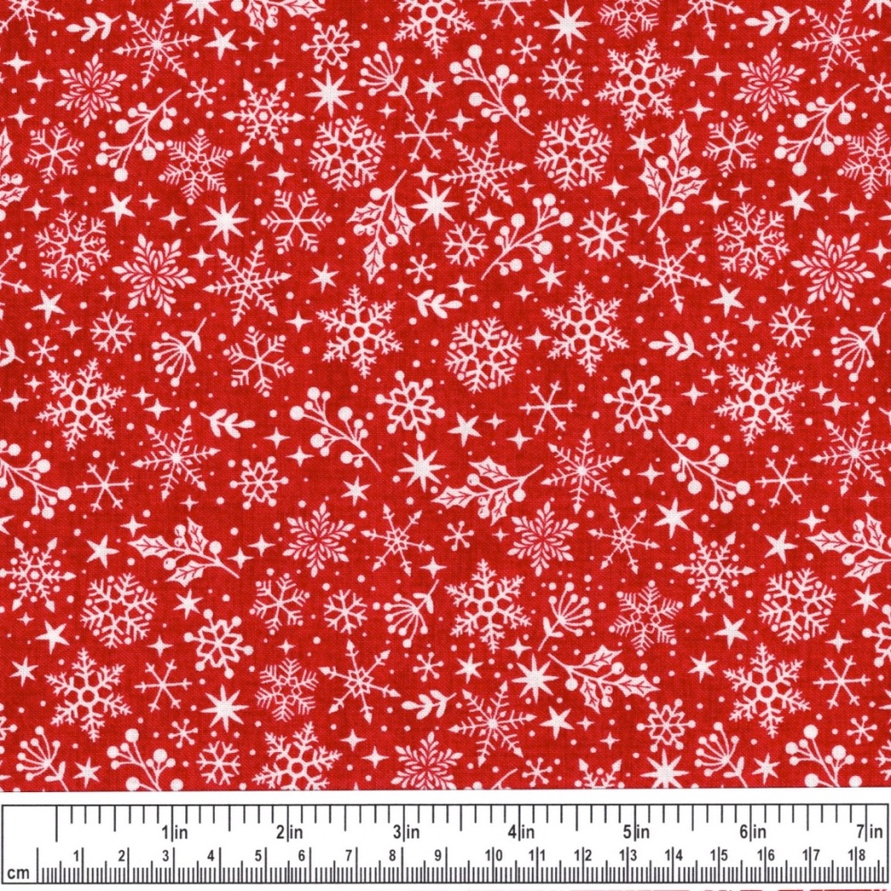 Scandi Christmas Snowflakes 2221-R