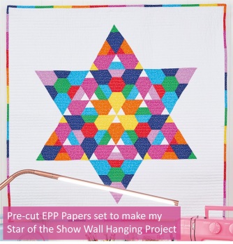 Star of the Show Wall Hanging (216pcs) - Pre-cut Papers set for my Love P&Q Mag project