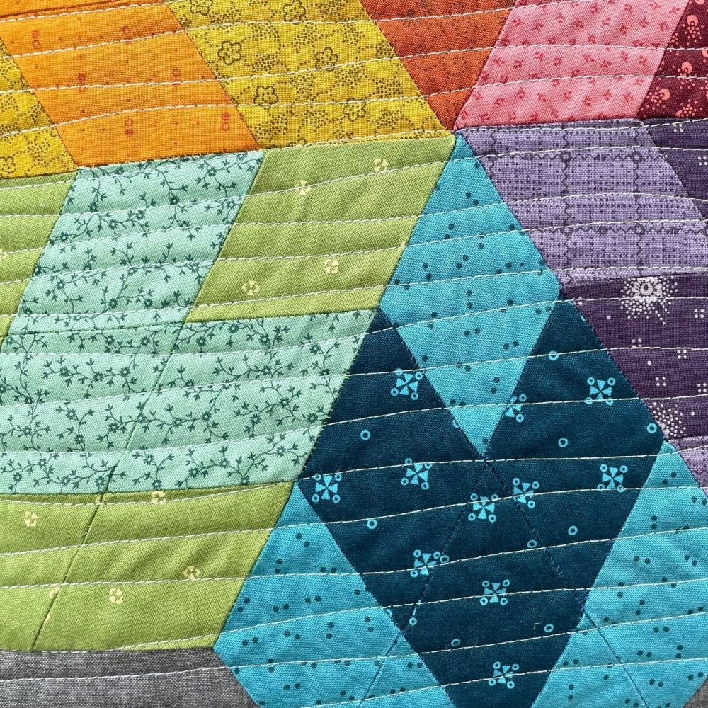 Diamond Star Cushion Kit in Little Gems - English Paper Piecing (EPP) Cushion Kit
