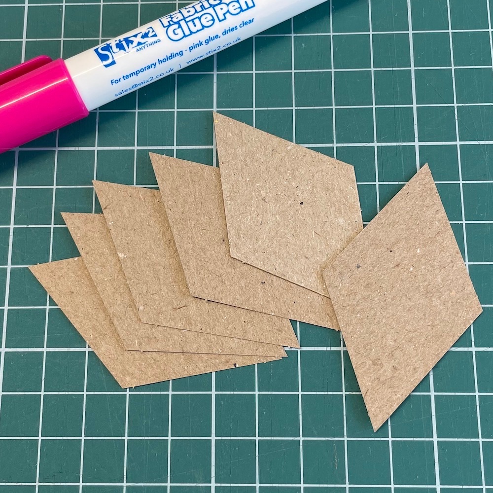 Diamond Paper Pieces (1.5inch) - 60degree Diamonds, 100 Pre-cut Papers for 