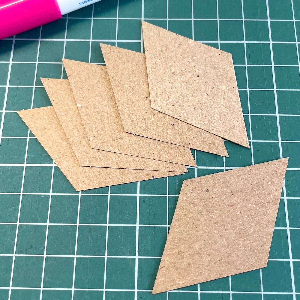 Diamond Paper Pieces (1.75inch) - 60degree Diamonds, 100 Pre-cut Papers for English Paper-piecing