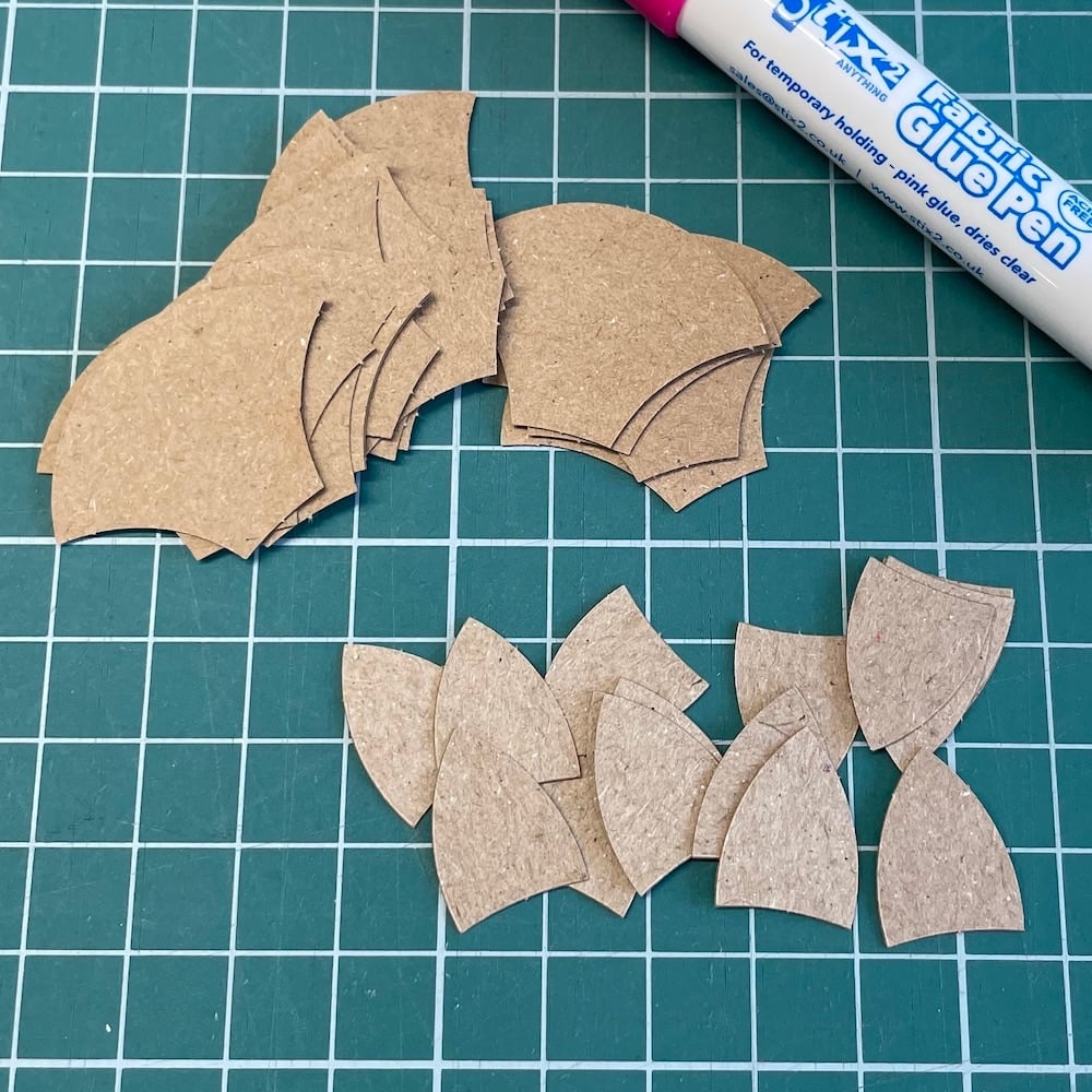 Sunflower Paper Pieces - 64 Pre-cut Papers for English Paper-piecing