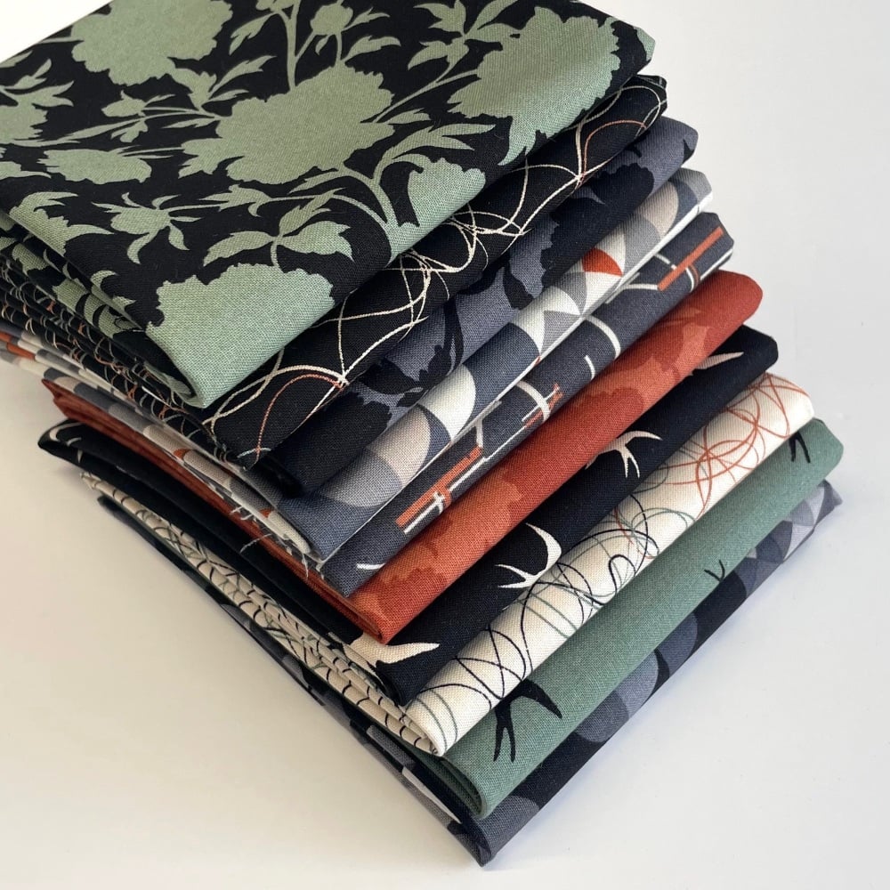 Verdigris Fat Quarter Bundle - 10 pieces