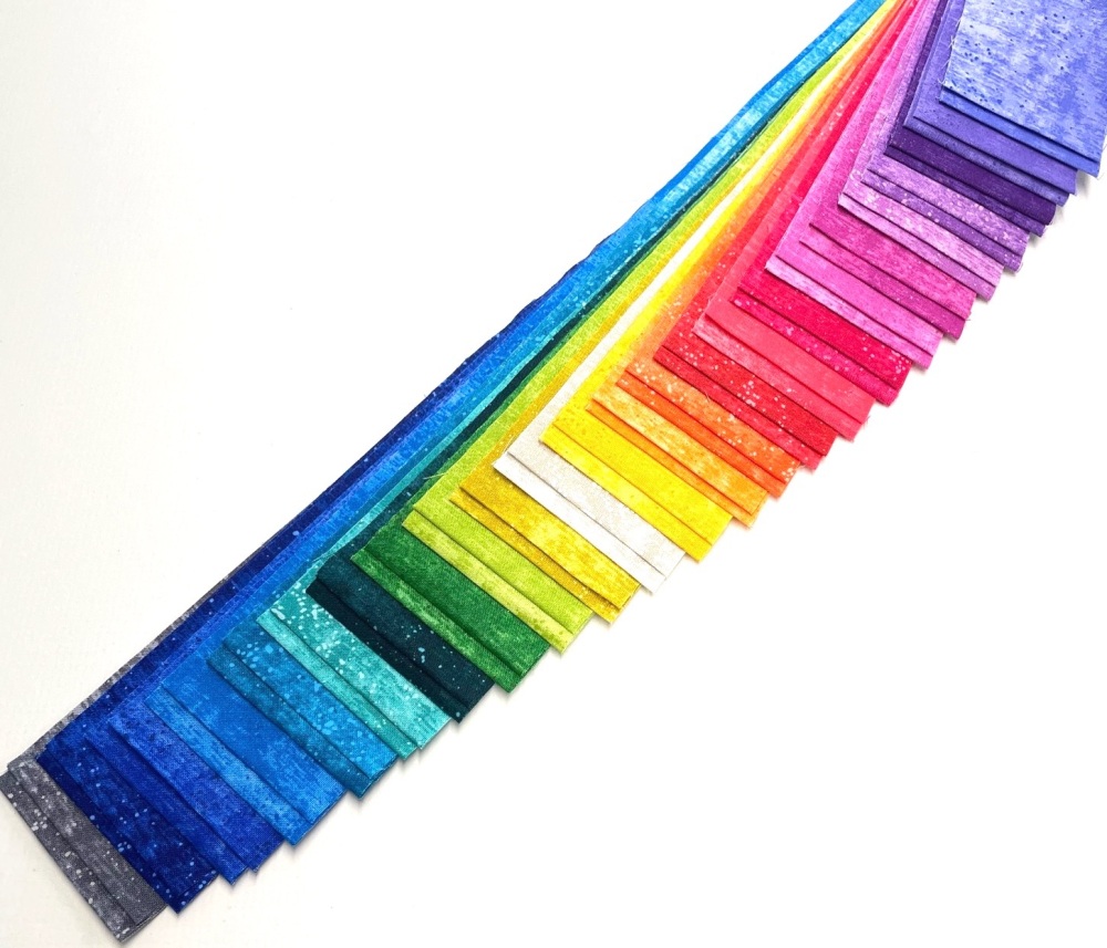 Quilter's Pre-cut 48pc Fabric Strip Set in Glaze II