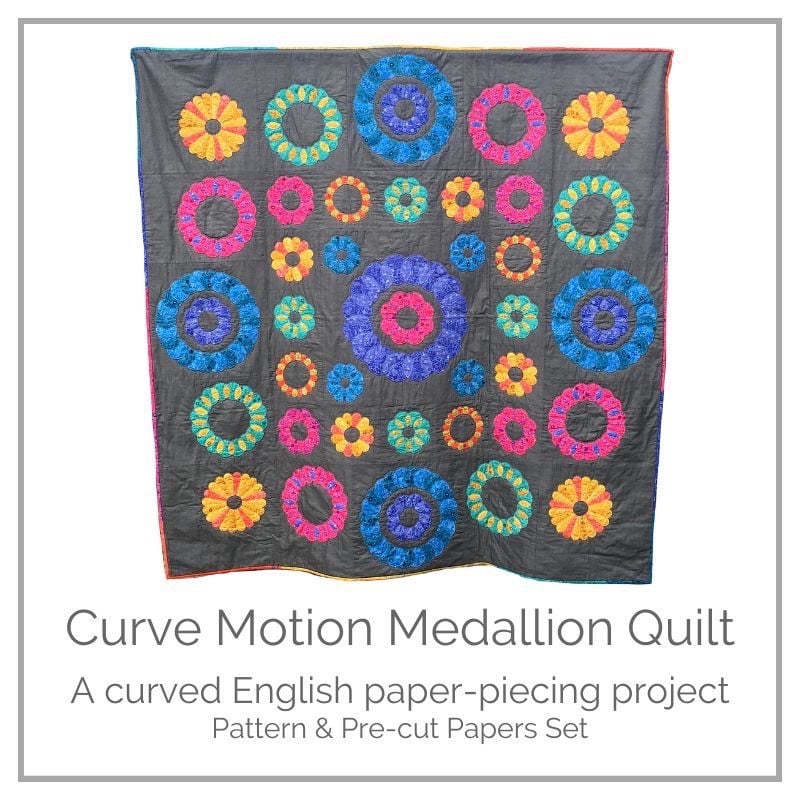 Curve Motion Medallion Pattern & Papers