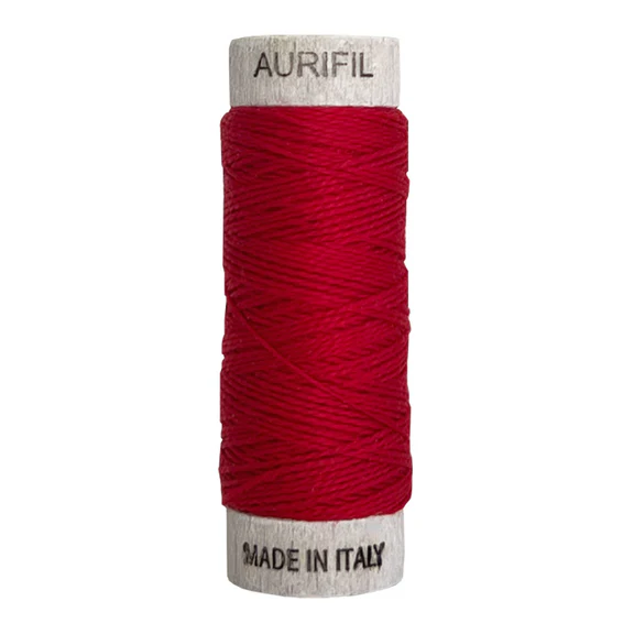 Aurifil Mako 8wt cotton / 35m  - Red - 2250