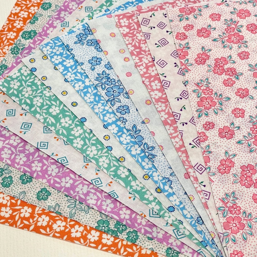 At the Cottage Fabric Roll - 10" Squares - 12pcs