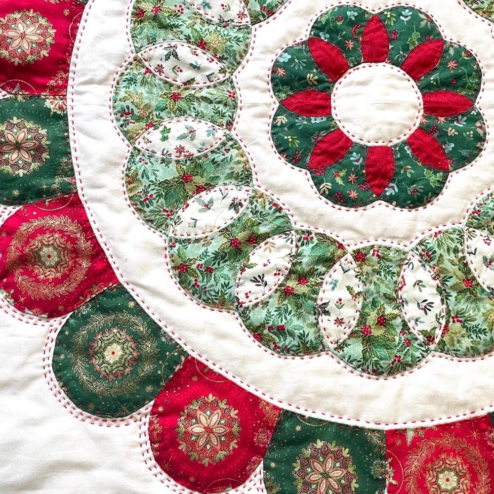 Sun Spell Wall Hanging Kit in Good Tidings - English Paper-Piecing kit
