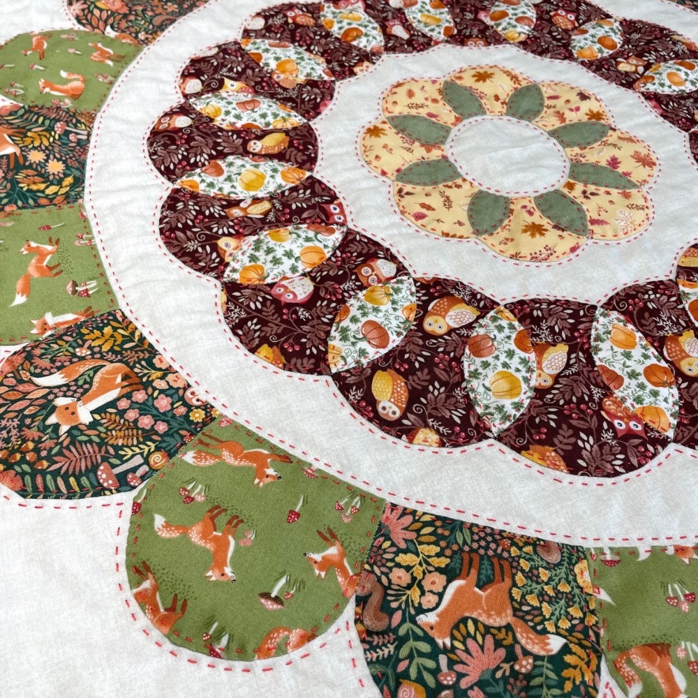 Sun Spell Wall Hanging Kit in Hello Autumn - English Paper-Piecing kit