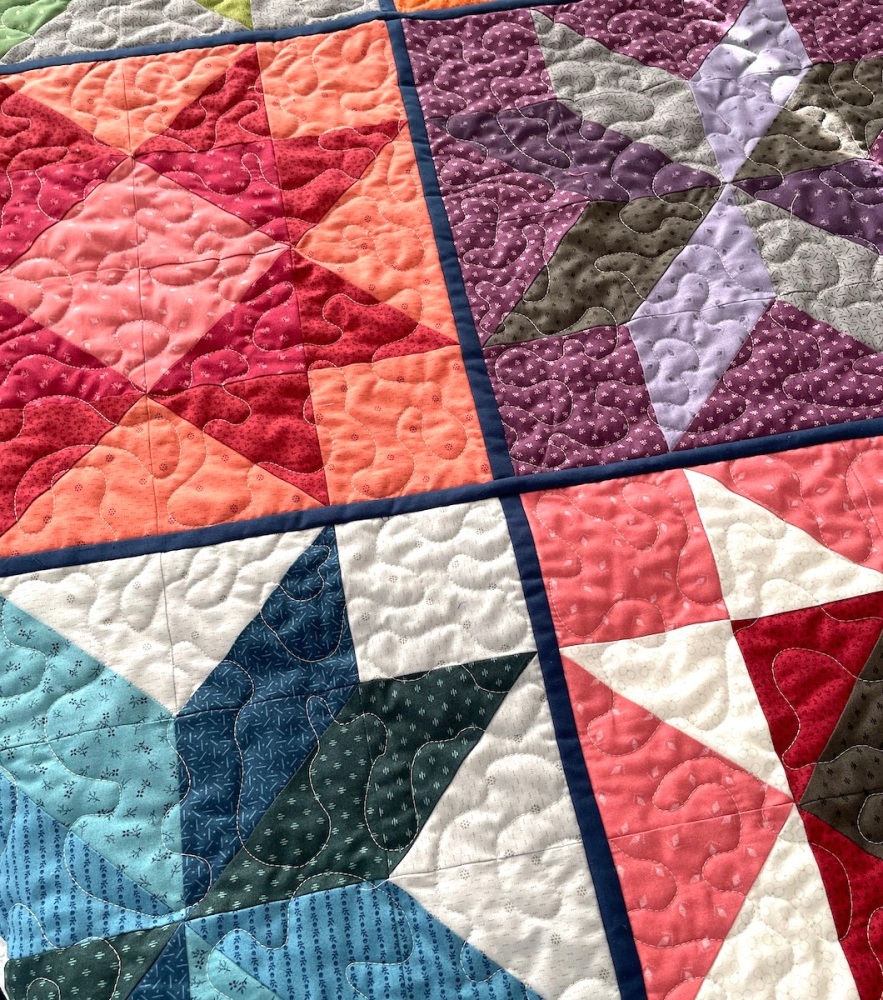 Jewel Stars Quilt Kit in Itsy Bits