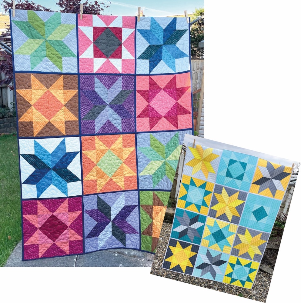 Jewel Stars Quilt Pattern