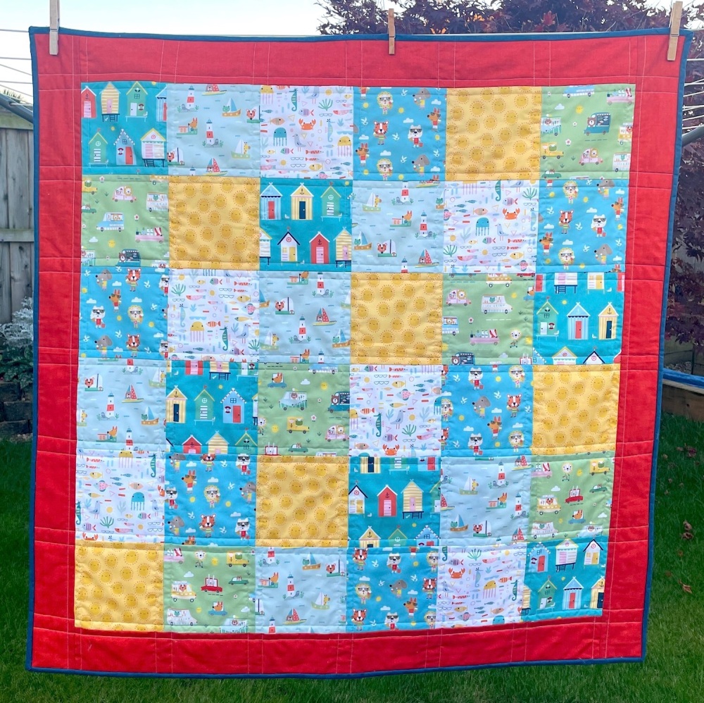 Quick & Easy Quilt Kit in Dashwood's Summer Fun - Beginner's Quilt Kit, Easy Quilt