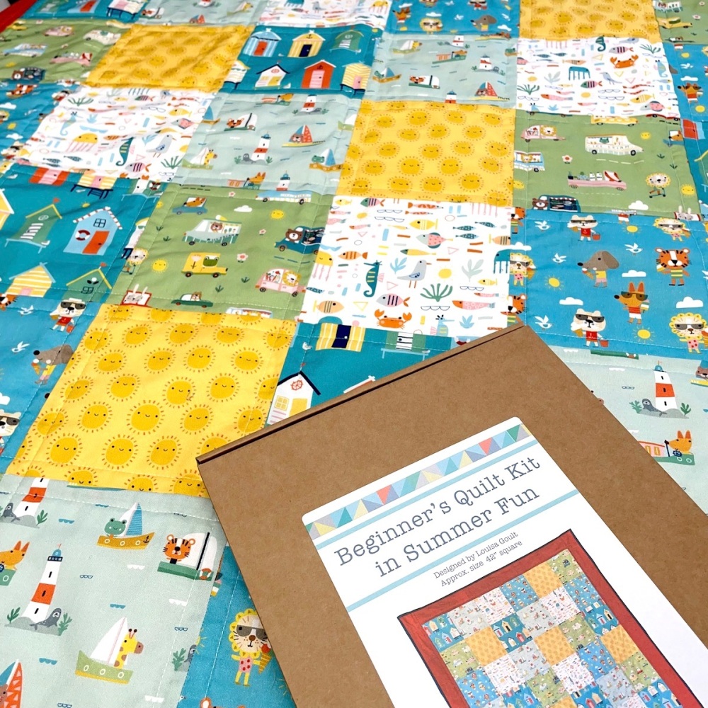 Quick & Easy Quilt Kit in Dashwood's Summer Fun - Beginner's Quilt Kit, Easy Quilt