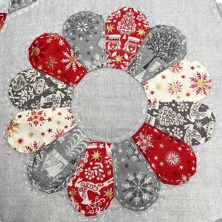 Acrylic Template - Small Dresden Plate