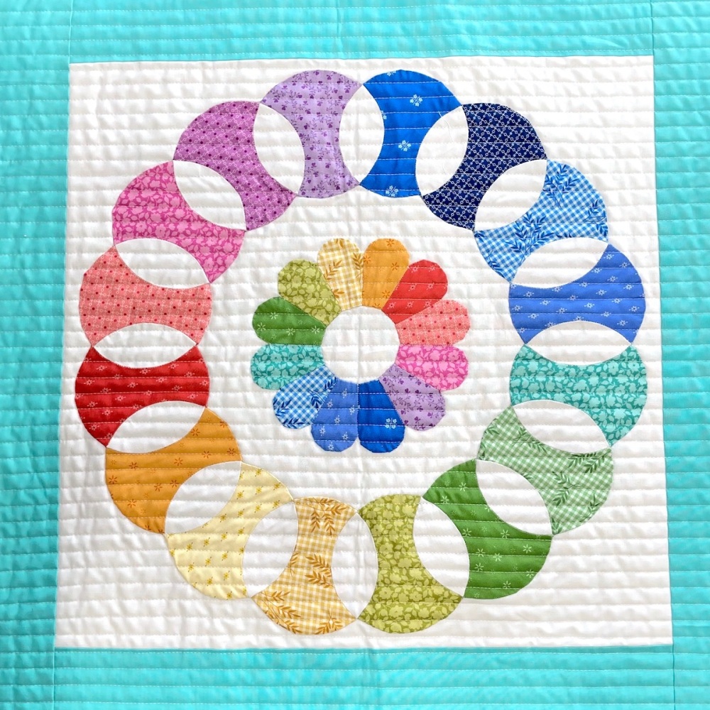 Bloom Ring Paper Pieces - 44 Pre-cut Papers for Curved English Paper-piecing