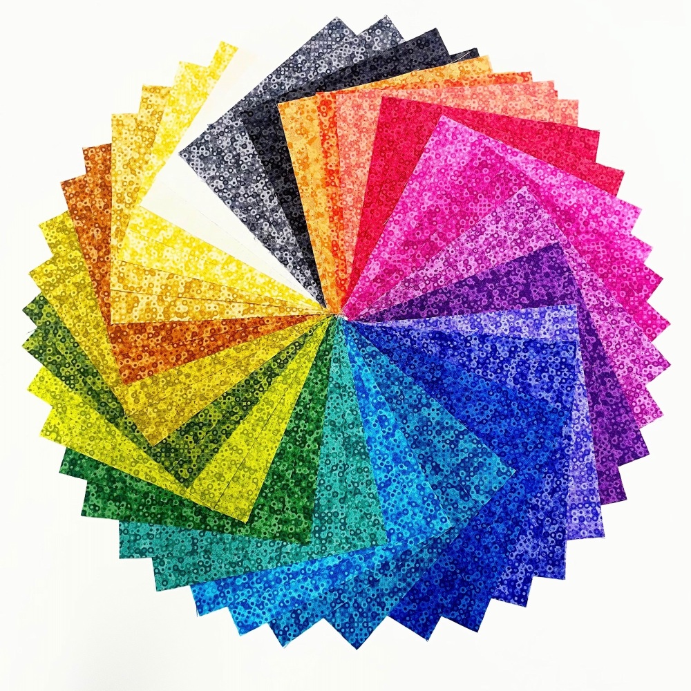 Quilter's Pre-cut 48pc Charm Pack in Fairy Rings