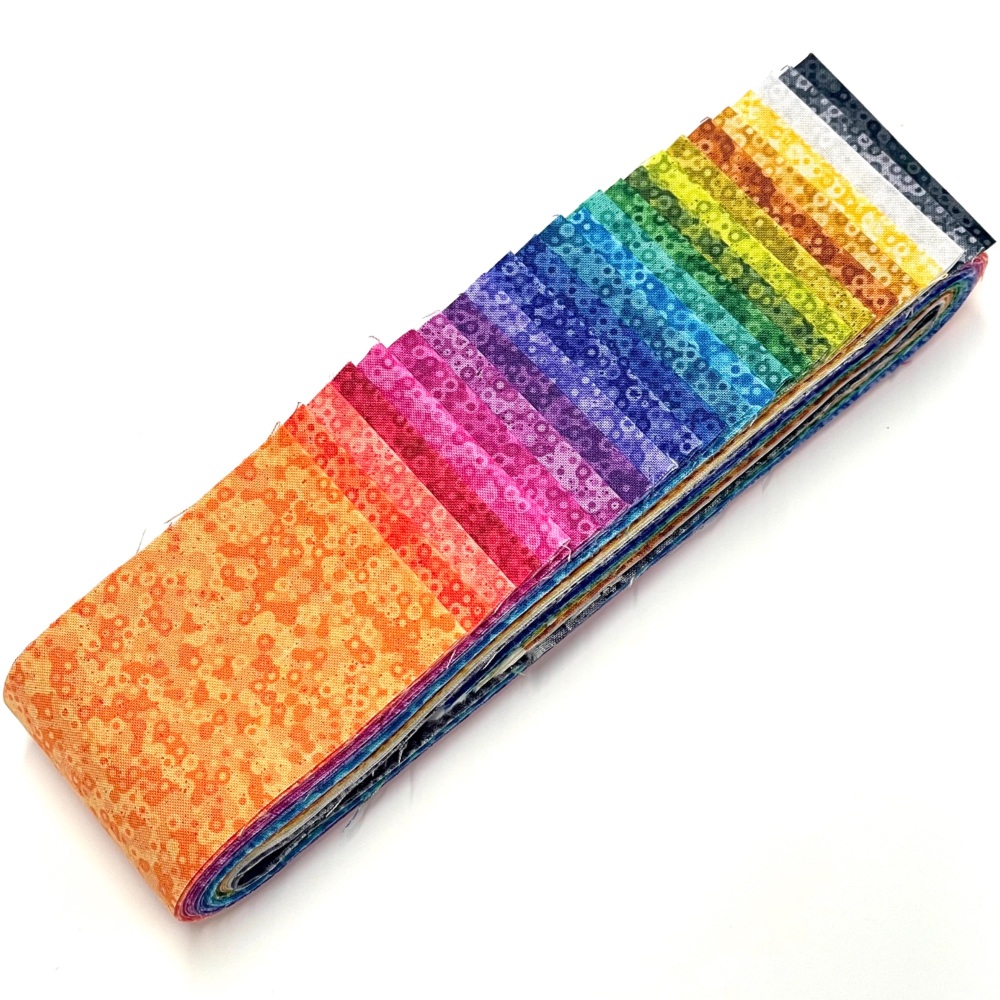 Quilter's Pre-cut 24pc Fabric Strip Set in Fairy Rings