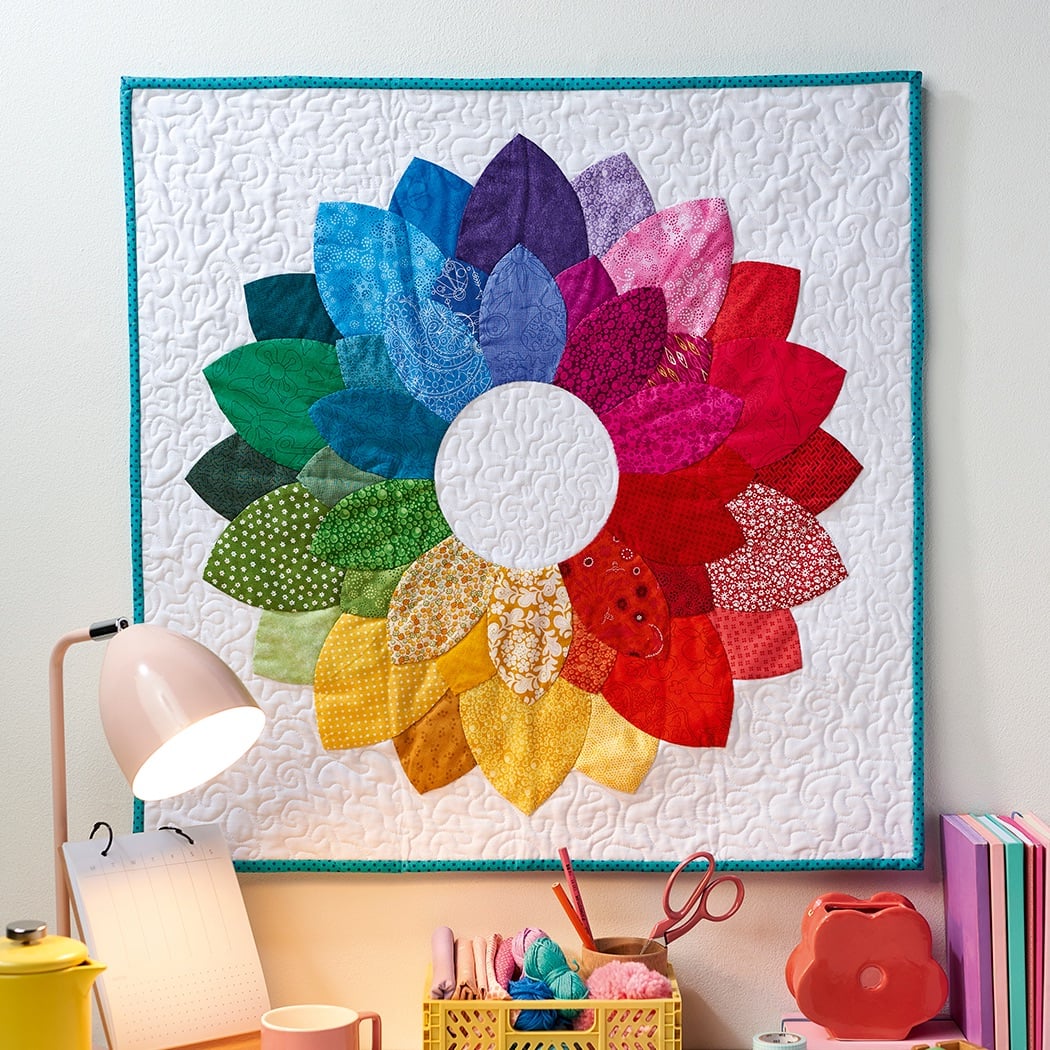Rainbow Bloom Wall Hanging Pattern