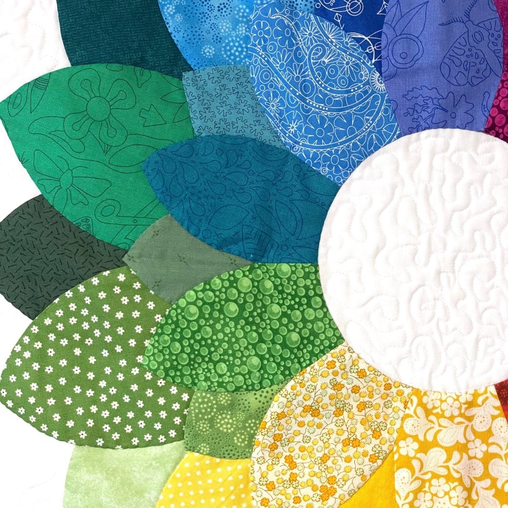 Rainbow Bloom Wall Hanging Pattern